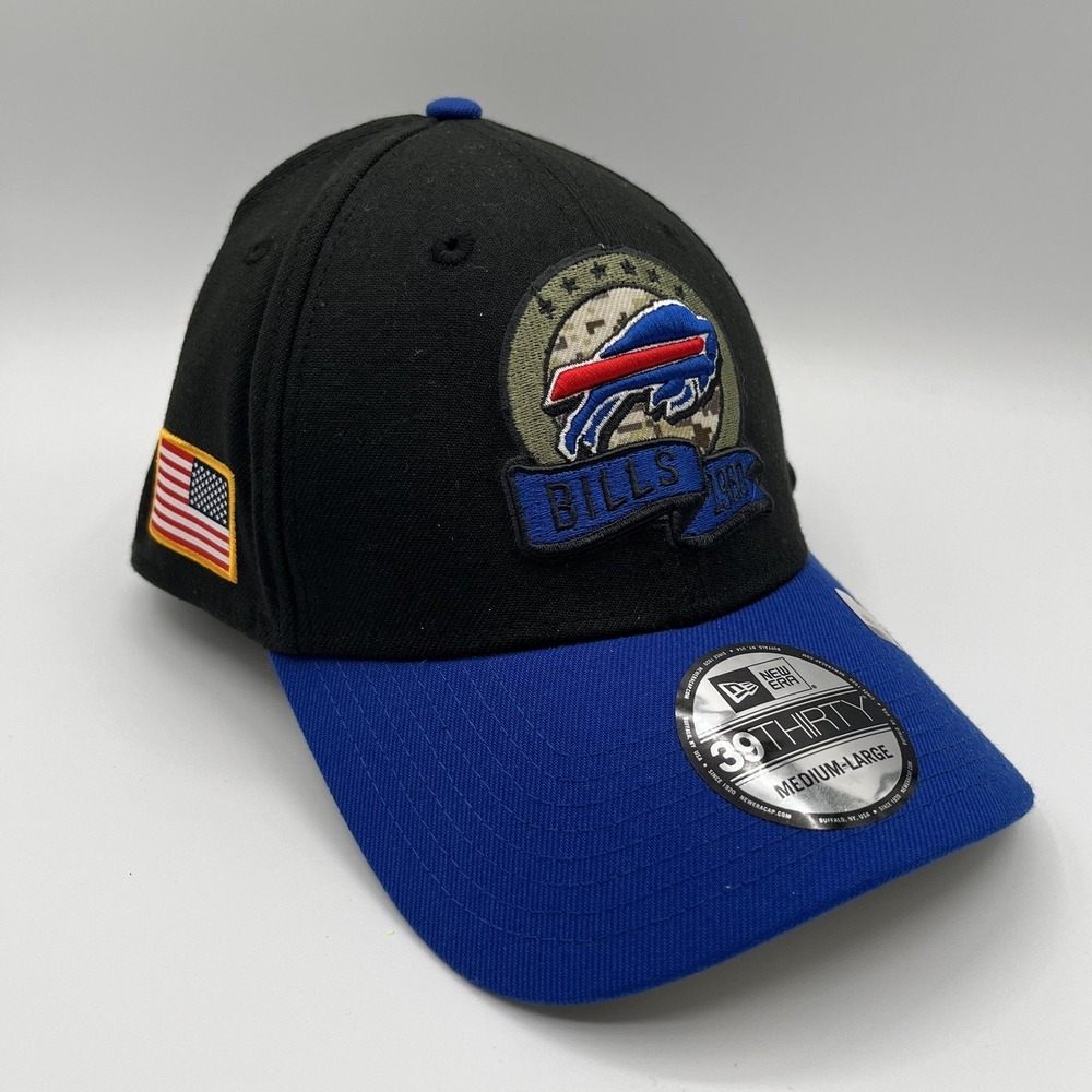 Buffalo Bills New Era Hat Cap 39THIRTY Fitted Large NFL Salute To Service NEW